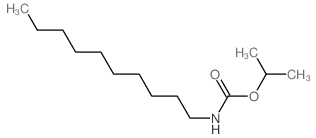 Carbamic acid, decyl-,1-methylethyl ester (9CI) structure