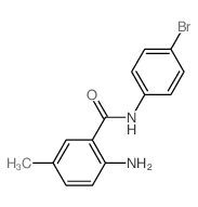 2-amino-N-(4-bromophenyl)-5-methyl-benzamide结构式