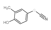 2-Methyl-4-thiocyanatophenol Structure