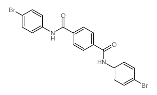 N,N-bis(4-bromophenyl)benzene-1,4-dicarboxamide Structure