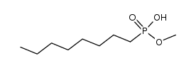 methyl hydrogen octylphosphonate Structure