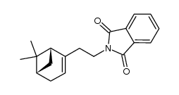 6,6-Dimethyl-2-(2-phthalimidoethyl)-2-norpinen结构式