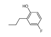 4-fluoro-2-propylphenol结构式