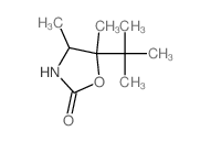 4,5-dimethyl-5-tert-butyl-oxazolidin-2-one结构式