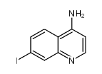 4-氨基-7-碘喹啉结构式