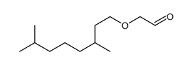 [(3,7-dimethyloctyl)oxy]acetaldehyde Structure