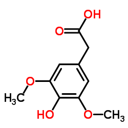 3,5-DIMETHOXY-4-HYDROXYPHENYLACETIC ACID Structure