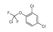 2,4-dichloro-1-[chloro(difluoro)methoxy]benzene结构式