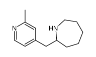 HEXAHYDRO-2-[(2-METHYL-4-PYRIDINYL)METHYL]-1H-AZEPINE Structure