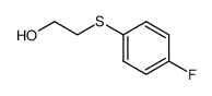 2-[(4-fluorophenyl)thio]ethanol structure