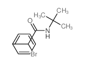 2-bromo-2-phenyl-N-tert-butyl-acetamide structure