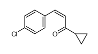 3-(4-chlorophenyl)-1-cyclopropylprop-2-en-1-one Structure