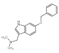 1-(6-(苄氧基)-1H-吲哚-3-基)-N,N-二甲基甲胺图片