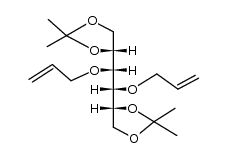 3,4-di-O-allyl-1,2:5,6-di-O-isopropylidene-D-mannitol Structure