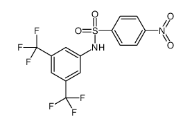 N-[3,5-Bis(trifluoromethyl)phenyl]-4-nitrobenzenesulfonamide Structure