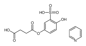 4-(4-hydroxy-3-sulfophenoxy)-4-oxobutanoic acid,pyridine Structure