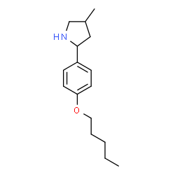 Pyrrolidine, 4-methyl-2-[4-(pentyloxy)phenyl]- (9CI) picture