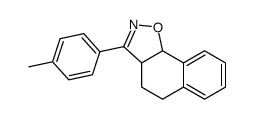 3-(4-methylphenyl)-3a,4,5,9b-tetrahydrobenzo[g][1,2]benzoxazole Structure