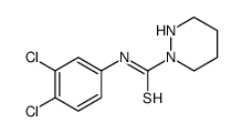 N-(3,4-dichlorophenyl)diazinane-1-carbothioamide结构式