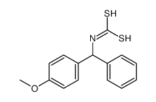 [(4-methoxyphenyl)-phenylmethyl]carbamodithioic acid结构式