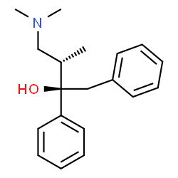 (R*,S*)-()-α-[2-(dimethylamino)-1-methylethyl]-α-phenylphenethyl alcohol Structure