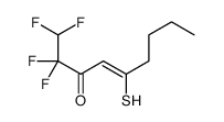 1,1,2,2-tetrafluoro-5-sulfanylnon-4-en-3-one结构式