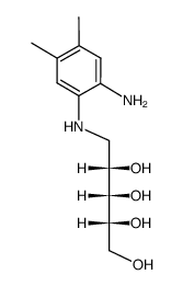 1-(N-(ribityl)),2-diamino-4,5-dimethylbenzene Structure