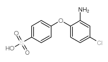 2-amino-4-chlorodiphenylether-4'-sulfonic acid Structure