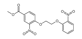 methyl 3-nitro-4-[2-(2-nitrophenoxy)ethoxy]benzoate结构式