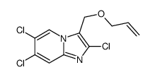 2,6,7-trichloro-3-(prop-2-enoxymethyl)imidazo[1,2-a]pyridine Structure