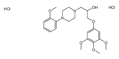 ()-4-(2-methoxyphenyl)-α-[(3,4,5-trimethoxyphenoxy)methyl]piperazine-1-ethanol dihydrochloride picture