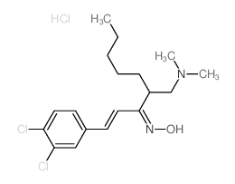 (NE)-N-[(E)-1-(3,4-dichlorophenyl)-4-(dimethylaminomethyl)non-1-en-3-ylidene]hydroxylamine picture