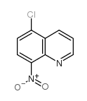 5-氯-8-硝基喹啉结构式