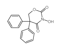 2H-1,3-Oxazine-2,4(3H)-dione,dihydro-3-hydroxy-5,5-diphenyl- Structure