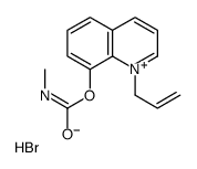 Quinolinium, 1-allyl-8-hydroxy-, bromide, methylcarbamate structure