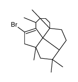 6-bromo-3,3,4a,7,10a-pentamethyl-1,2,2a,3,4,4a,5,7,8,9,10,10a-dodecahydropentaleno[1,6-cd]azulene Structure