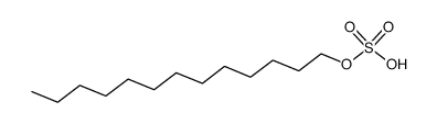 Sulfuric acid hydrogen tridecyl ester structure