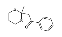 2-(2-Methyl-1,3-dithian-2-yl)acetophenon Structure