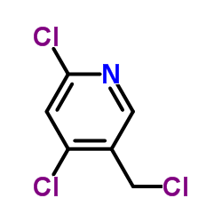 2,4-二氯-5-(氯甲基)-吡啶结构式