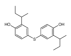 2-butan-2-yl-4-(3-butan-2-yl-4-hydroxyphenyl)sulfanylphenol结构式