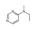 4-Pyrimidinamine, N-ethyl-N-methyl- (9CI)结构式