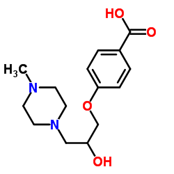 4-[2-HYDROXY-3-(4-METHYL-PIPERAZIN-1-YL)-PROPOXY]-BENZOIC ACID picture