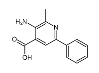 Isonicotinic acid, 3-amino-2-methyl-6-phenyl- (8CI)结构式