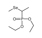 1-diethoxyphosphoryl-1-methylselanylethane结构式