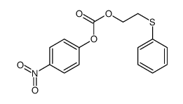 (4-nitrophenyl) 2-phenylsulfanylethyl carbonate结构式