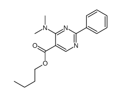 butyl 4-(dimethylamino)-2-phenylpyrimidine-5-carboxylate Structure