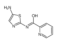 N-(5-amino-1,3-thiazol-2-yl)pyridine-2-carboxamide结构式