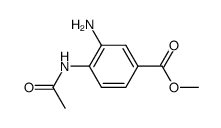 methyl 4-(acetylamino)-3-aminobenzoate结构式