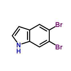 5,6-Dibromo-1H-indole Structure