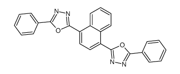 2,2'-(naphthalene-1,4-diyl)bis[5-phenyl-1,3,4-oxadiazole]结构式